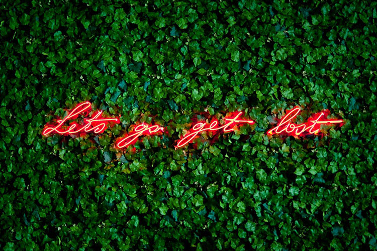 Olivia Steele neon art